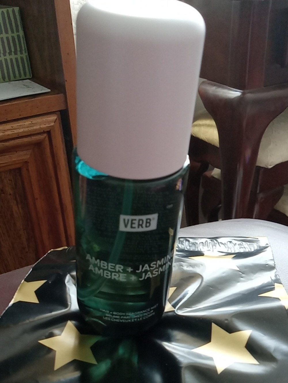 Verb Amber + Jasmin Hair & Body Mist — Green